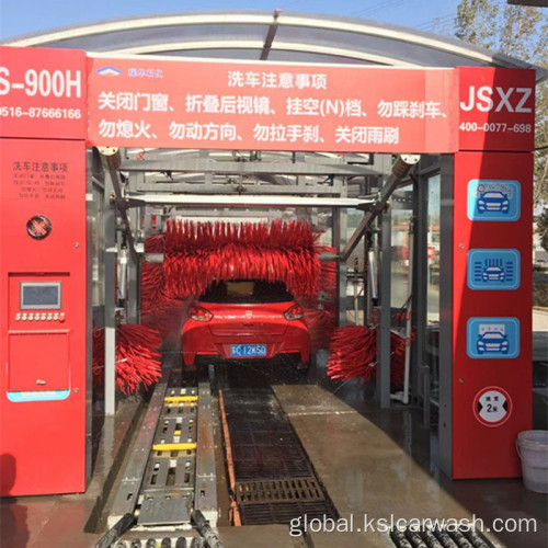 Tunnel Car Washing Machine Commercial gas station continuous car washing machine Factory